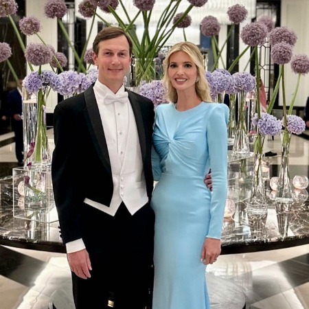 Ivanka Trump and her husband Jared Kushner at the wedding of Crown Prince Al Hussein bin Abdullah and Princess Rajwa al Hussein.